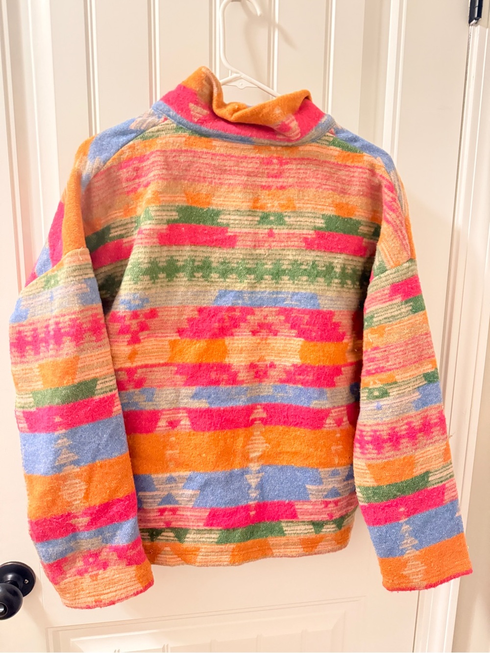 Multicolor Patterned Women's Jacket size small - Picture 3 of 3